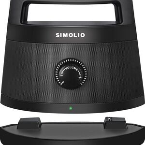 Simple Black Portable Wireless TV Speaker